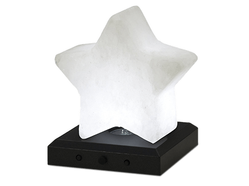 Estrella de cristal de sal