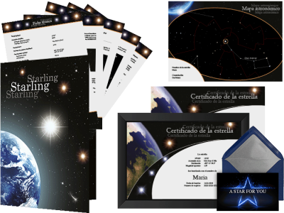 Paquete deluxe + Estrella de acrílico
