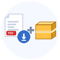 PDF + envío del paquete físico 